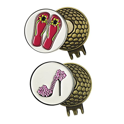 ladies golf ball markers hat clips