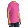 thumbnail image 4 of Mens Core Blend Cotton/Polyester Tee Shirt Sangria M, 4 of 6