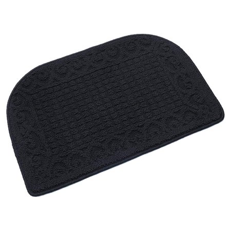 COSY HOMEER 27X18 Inch Anti Fatigue Kitchen Rug Mats are Made of 100%  Polypropylene Half Round Rug Cushion Specialized in Anti Slippery