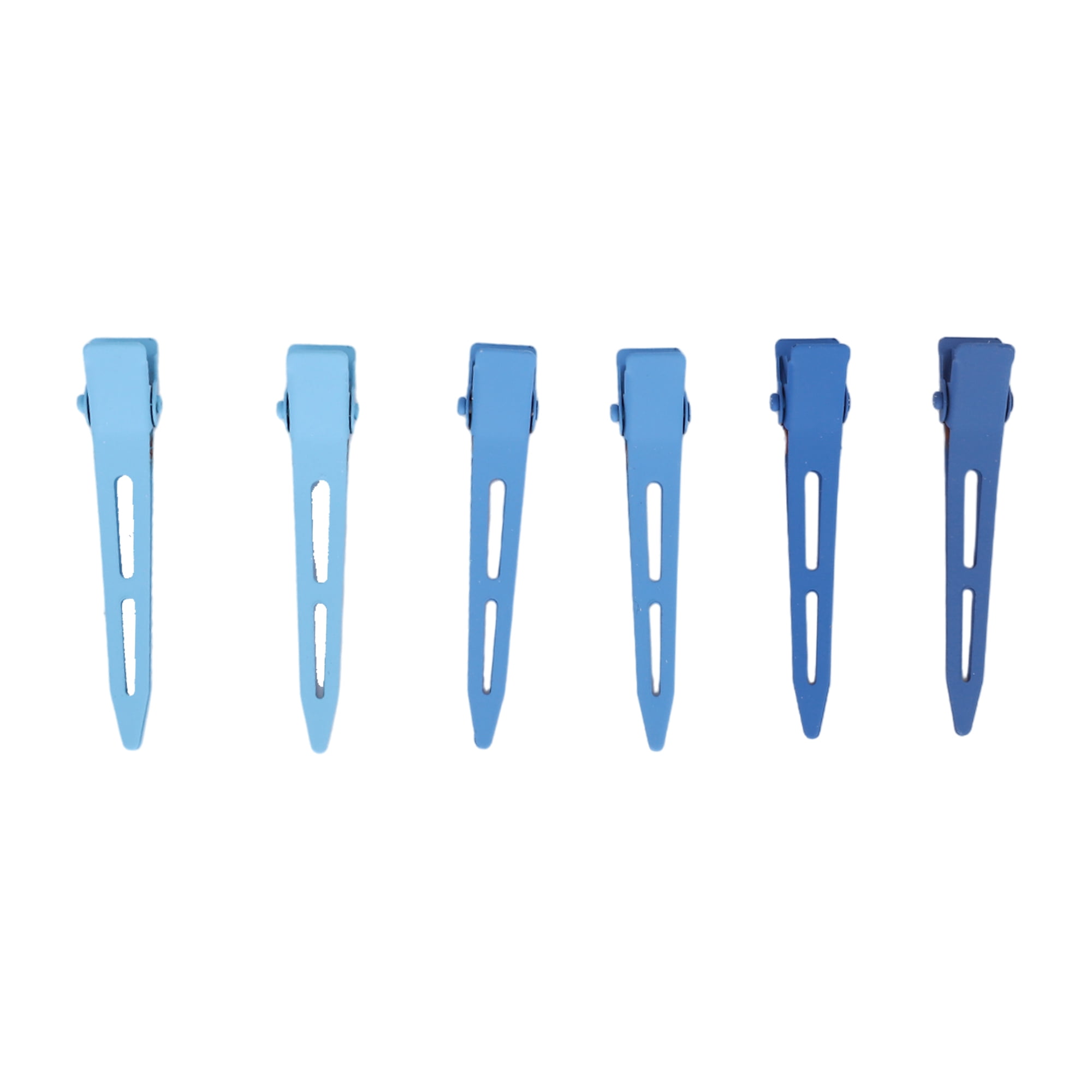 Unique Bargains 6Pcs Fashion Hair Clips Hairdo Clip Blue