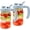 32 OZ, variant on Mason Jar Pitcher 32 OZ (2 Pack) Glass Pitcher With Pour Spout Airtight Leak Proof 1 Quart Wide Mouth Water Pitcher With Handle And Flip Cap For Iced , Milk,Sun ,Lemonade,Juice,Iced Coffee