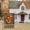 thumbnail image 5 of Thankful Fall Garden Flag Maple Leaf Love Heart Garden Flags 12x18 Inch Double Sided Burlap Autumn Pinecone Hazelnut Villa Decor Rustic Farmhouse Yard Thanksgiving Decoration, 5 of 6