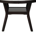 thumbnail image 4 of Kate 47 Inch Round Dining Table with Faux Marble Top White and Black - Saltoro Sherpi, 4 of 6
