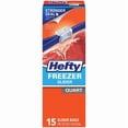 thumbnail image 1 of Bolsa para congelador Hefty Slider, 1 L, 15 unidades, 1 of 3