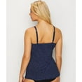 thumbnail image 2 of Miraclesuit Womens Must Haves Pin Point Love Knot Underwire Tankini Top Style-6518547 Swimsuit, 2 of 2
