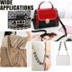 thumbnail image 4 of Juego de 2 correas de repuesto ajustables de cadena plana de cuero y acrílico para bolso de hombro, cartera o bolso de mano - Negro y verde oliva, 4 of 6