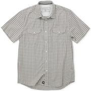 Big Men's Short-Sleeve Woven Plaid Shirt