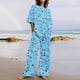 thumbnail image 1 of Puntoco Traje De Verano Para Mujer Pantalones Cortos De Color Con Estampado De Moda Traje Casual De Dos Piezas Liquidación Puntoco Puntoco-6665, 1 of 6