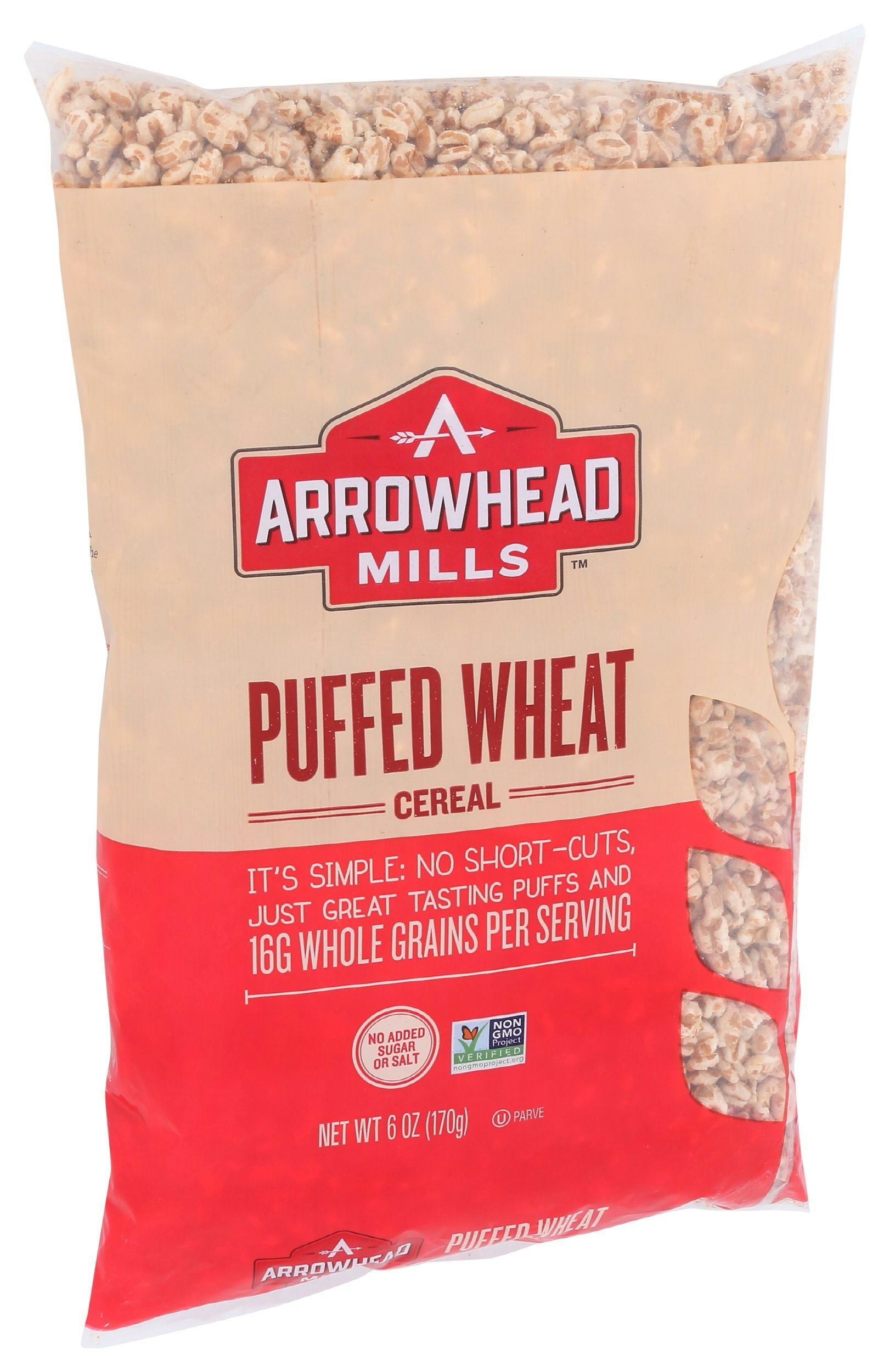 Arrowhead Mills Puff Wheat Cereal 6 oz (Pack Of 12)