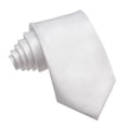 thumbnail image 2 of Cravate Couleur Unie Monochrome en Polyester Soie pour Homme Tenue Formelle Décontractée, 2 of 6