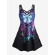 thumbnail image 1 of Vestido Talla Extra Plisado Estampado Mariposa Rosegal  Vestidos casuales de talla grande, 1 of 5