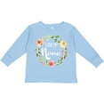 thumbnail image 3 of Inktastic I Love my Nana- flower circle Boys or Girls Long Sleeve Toddler T-Shirt, 3 of 5