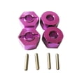 thumbnail image 1 of fastboy 4pieces 5MM en Alliage d'Aluminium Roue Adaptateur Support pour 1/10 AXIAL SCX10 AXIAL SCX10 en Alliage d'Aluminium Roue Adaptateur Violet 1Set, 1 of 6