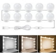 thumbnail image 1 of Radiant Beauty, Hollywood-Style Led Vanity Mirror Lights With Adjustable Brightness, Energy-Saving Features, And Dimmable Bulbs, Elevate Your Makeup Game In Your Dream Dressing Room Or Bathroom, 1 of 6