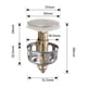 thumbnail image 4 of Tapón Tocador para Desagüe Fregadero Filtro Rebote Lavabo Universal 2 en 1, 4 of 9