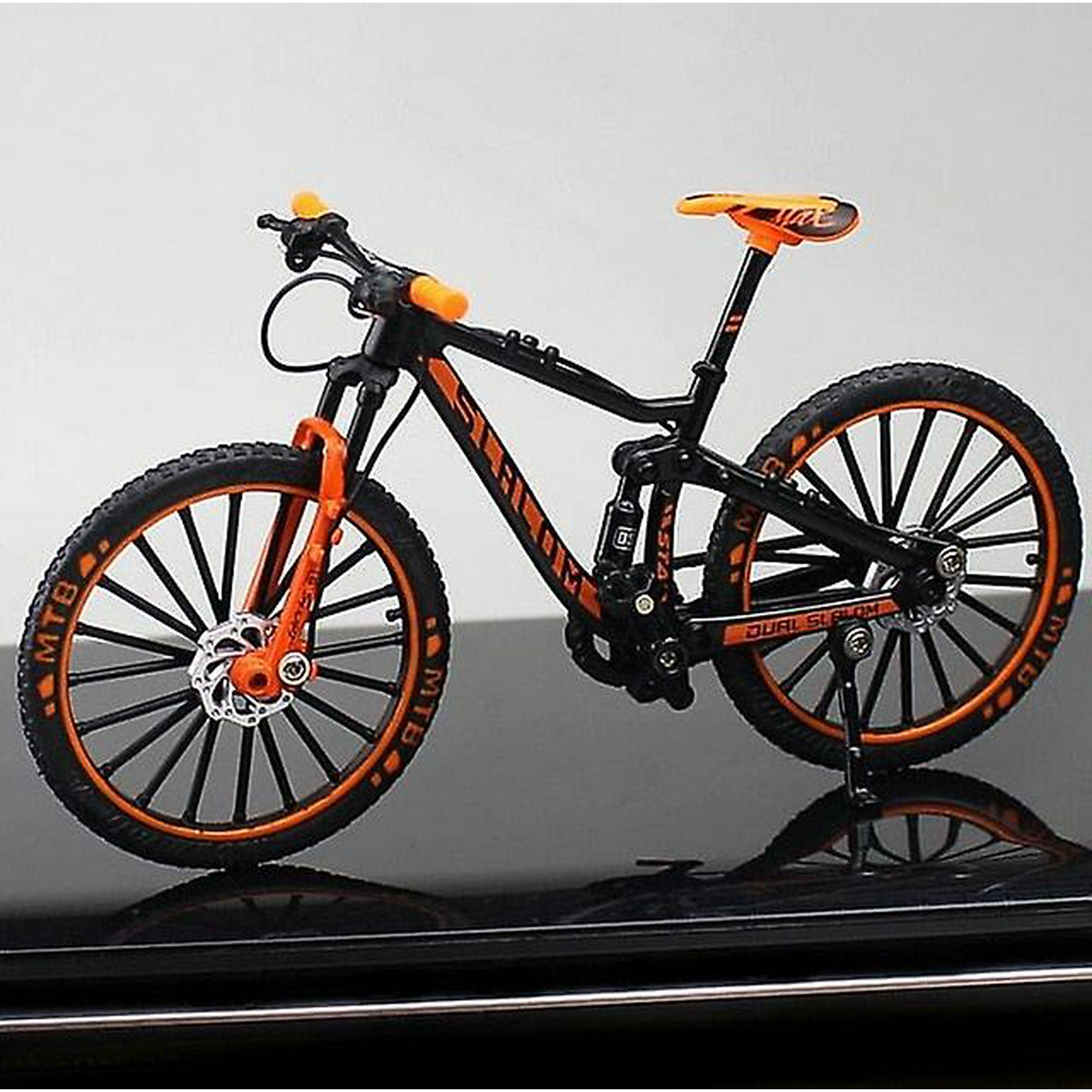 1 10 Mini model alloy bicycle toy finger mountain bike pocket diecast simulation metal racing funny collection toys for children Walmart