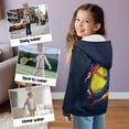 thumbnail image 7 of Chaqlin Hooded Zip Up Hoodie for Teens and Kids - Lightweight Comfy Casual Top with Long Sleeve for Travel and Outdoor, 7 of 7