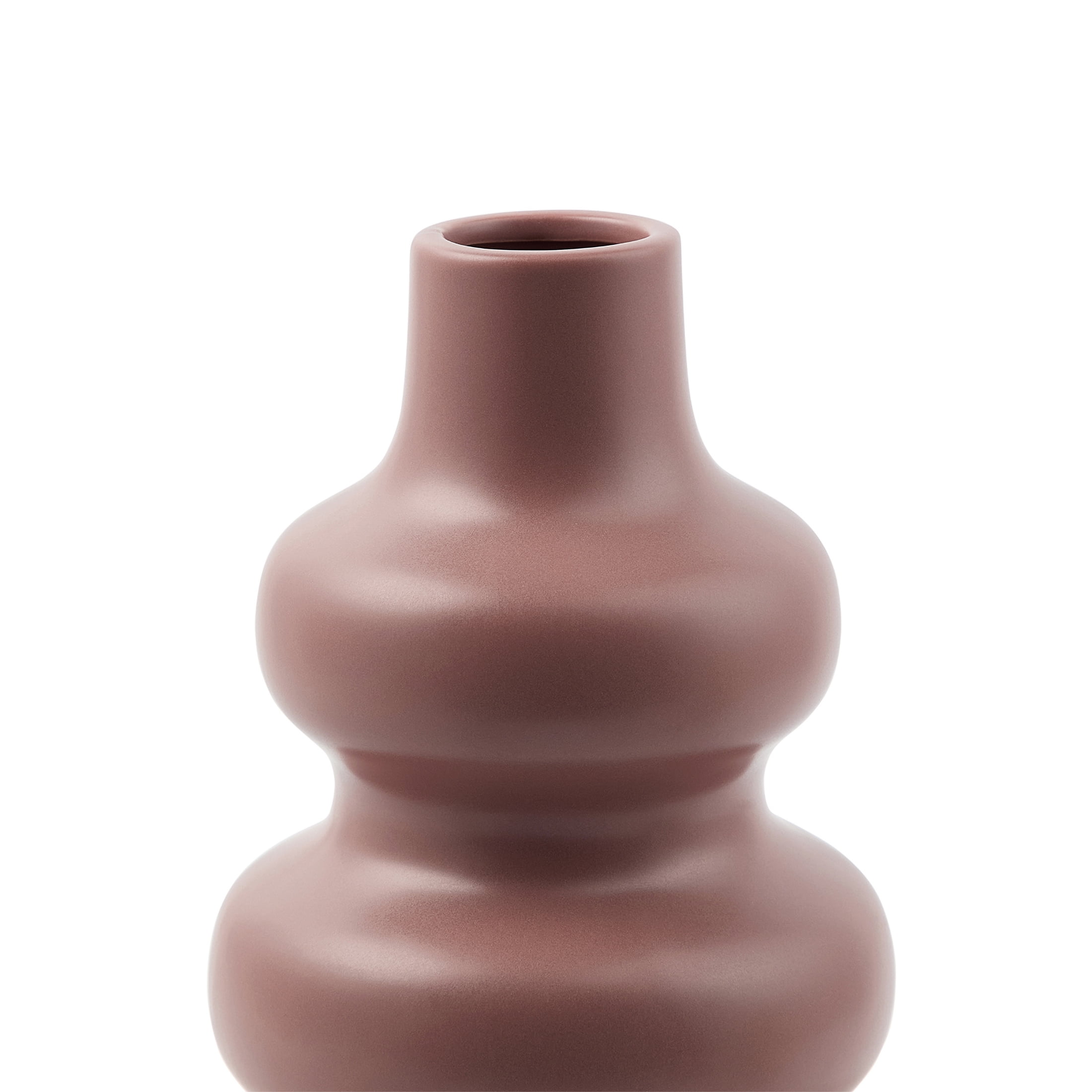 Beautiful Ceramic Bubble Vase by Drew Barrymore, 7", Rosé Pink