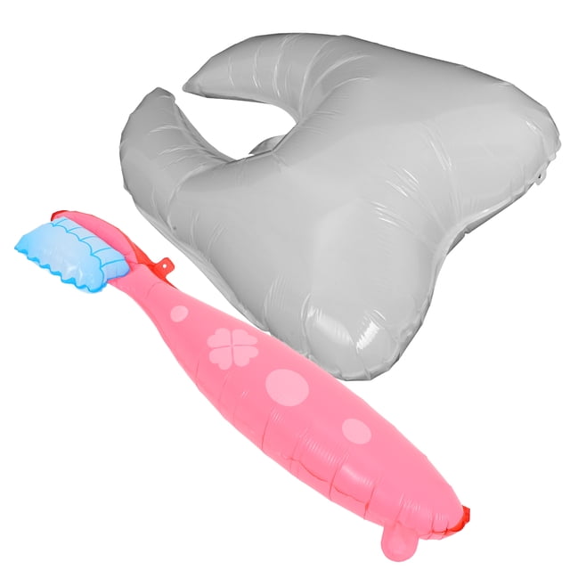 unbranded 2Ud De Diente Para Baby Shower Tema Material Aluminio Color Multicolor