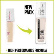 Maybelline Super Stay Liquid Foundation Makeup, Full Coverage, 320 Honey, 1 fl oz
