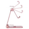 thumbnail image 2 of Support de Tablette Pliable Multifonctionnel Réglable Créatif Antidérapant Support de Téléphone Portable Universel pour Bureau pour Tablette et Téléphone Intelligent Multi-Angle Portable (Noir), 2 of 8
