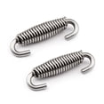 thumbnail image 1 of Moto Exhaust Pipe Muffler Tip Silencer Stainless Steel Spring 2PCS Titanium, 1 of 2