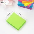 thumbnail image 6 of Sticky Notes 1.5x2 inch Bright Colors Self-Stick Pads 8 Pads/Pack 100 Sheets/Pad Total 800 Sheets, 6 of 6