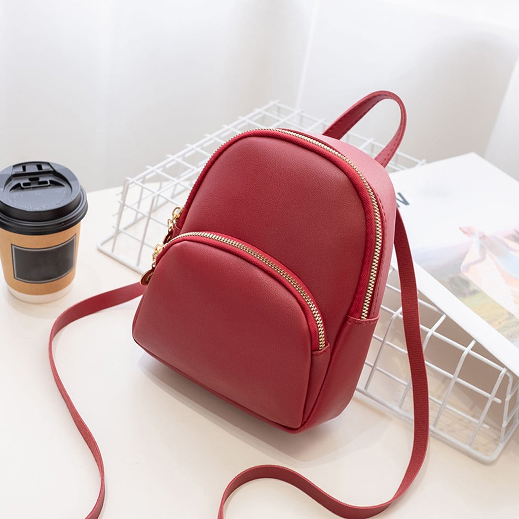 2019 Fashion Women Shoulder Bags Small Backpack Letter Purse Mobile Phone Messenger Bag by Chaofanjiancai