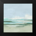 thumbnail image 2 of Vess, June Erica 20x20 Black Modern Framed Museum Art Print Titled - Pale Marsh Coast I, 2 of 5