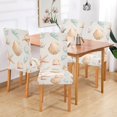 thumbnail image 2 of Yayeee 4 Pack Dining Chair Covers Stretch Parson Chairs Slipcovers Seat Protector, Gray Seashell, 2 of 6