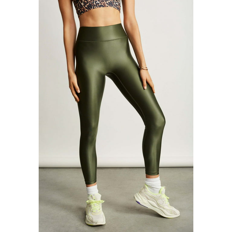All Access Bandier OLIVE SHINE Women's Center Stage Legging 1X 