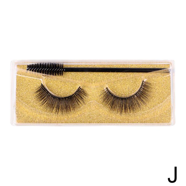 Pestañas Postizas De Color Natural Gruesas Y Visón 3d I9O0 Gao Jinjia unisex