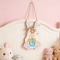 thumbnail image 4 of Dvkptbk Easter Rabbits Chick Egg Wooden Ornaments Home Decor Wooden Hanging Decorations easter decorations, 4 of 6