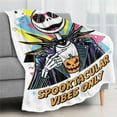 thumbnail image 2 of Throw Blanket for The Nightmare Before Christmas Bed Couch Flannel Blanket for Kids Boys Girls Gifts Soft Warm Home Decor 60x80 Inch, 2 of 5