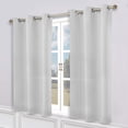 thumbnail image 3 of Superior Blackout Solid Light Filtering Grommet Curtain Panel Set, 46" x 63", Marshmellow, 3 of 15