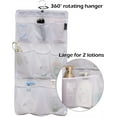 thumbnail image 4 of Hanging Mesh Shower Caddy,Mesh Shower Caddy,Saving Bathroom Organizer,Storage Pockets,White Hanging Shower Organizer, 4 of 6