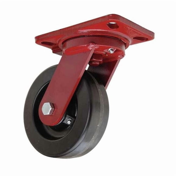 Hamilton Plate Caster,Swivel,Phenolic,6 in.,1200 lb. S-HS-6P