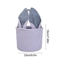 thumbnail image 3 of PEIBang Easter Bunny Ear Basket Bag,Purple Egg Storage Party Favor Holder, 3 of 6