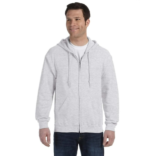 Gildan Sweat à Capuche à Fermeture à Glissière Complet pour Adulte