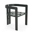 thumbnail image 4 of Christopher Knight Home 7-Piece Outdoor Dining Set for 6, Patio Wood Table with Aluminum Chairs, Black+Beige, 4 of 13