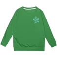 thumbnail image 4 of PMVFHDE Chandail d'Automne pour Filles Mode Décontractée Imprimé à Manches Longues Vert,100, 4 of 7