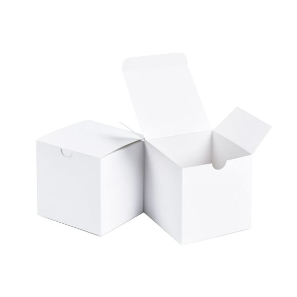 Caja de regalo SHIPKEY de cartón blanco de 20 x 20 x 20 cm (paquete de 10)