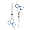 thumbnail image 1 of Tijeras para cortar el cabello - Tijeras de corte de cabello - Atractivas tijeras para cabello con hoja de afeitar de 6.0 pulgadas - Tijeras para cabello para mujeres y hombres, 1 of 6