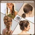 thumbnail image 6 of 48 Pcs Boho Hair Ties, Cute Rubber Bands No Hair Damage, Elastic Hair Tie Bracelets for Thick, Thin, Braiding Hair, Ponytail, for Women Girls Hair Accessories, 6 of 7