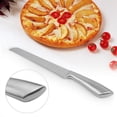 thumbnail image 1 of Zaqw Stainless Steel Cake Knife 8 Inch Serrated Edge For Slicing Pastries, 1 of 8