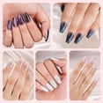 thumbnail image 4 of Press on Nails Plauva Cat Eye - Ataúd corto para mujer (300 unidades), 4 of 7