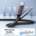 thumbnail image 4 of Cable de audio USB C a 3,5 mm y cargador UGREEN 60W PD, 4 of 7