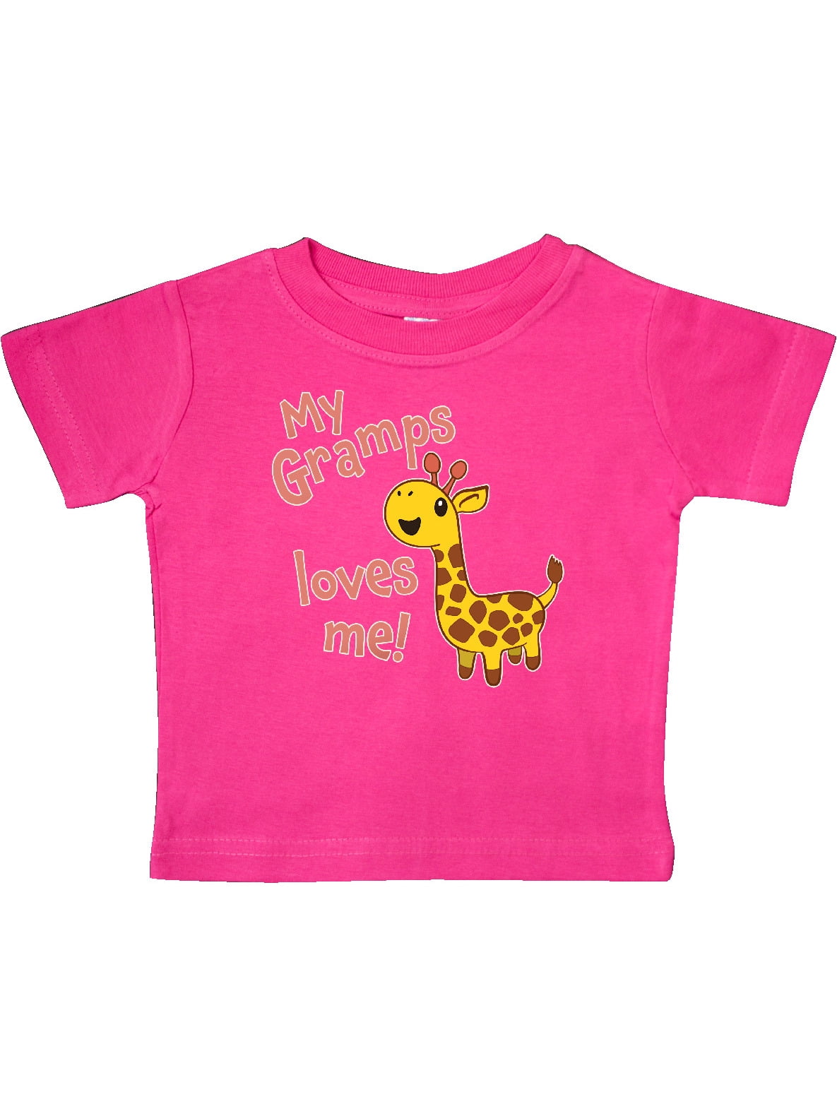 inktastic My Gramps Loves Me Cute Giraffe Baby T-Shirt inktastic My Gramps Loves Me Cute Giraffe Baby T-Shirt