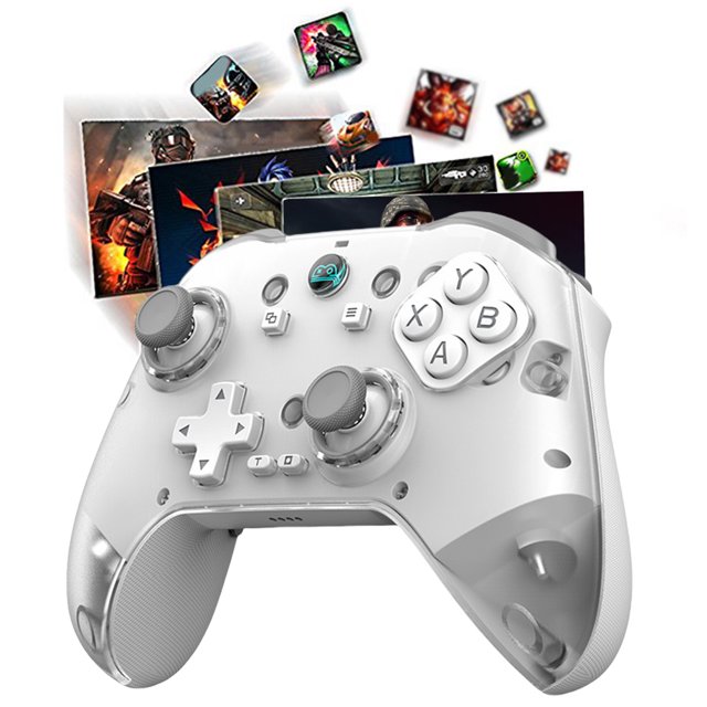 Mando Inalámbrico Gamepad Compatible Con Dientes para Android IOS PC Steam Azul