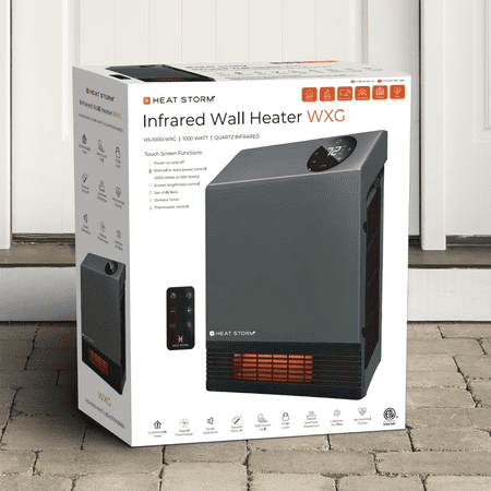Heat Storm - 1000 Watt Infrared Portable Heater - Gray